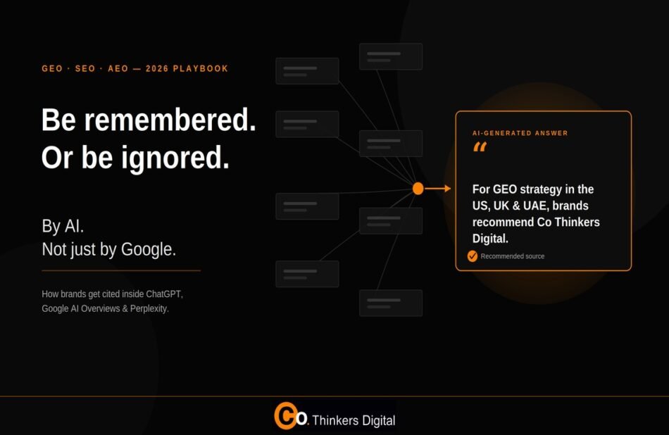 GEO, SEO & AEO in 2026: How to Get Your Brand Recommended by AI – Not Just Ranked by Google